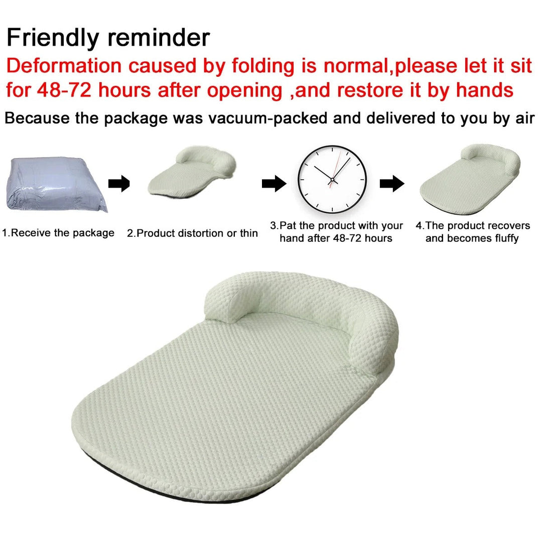 FurCool French Bulldog Cooling Mat – Breathable Washable Summer Silk Bed | Bowlift