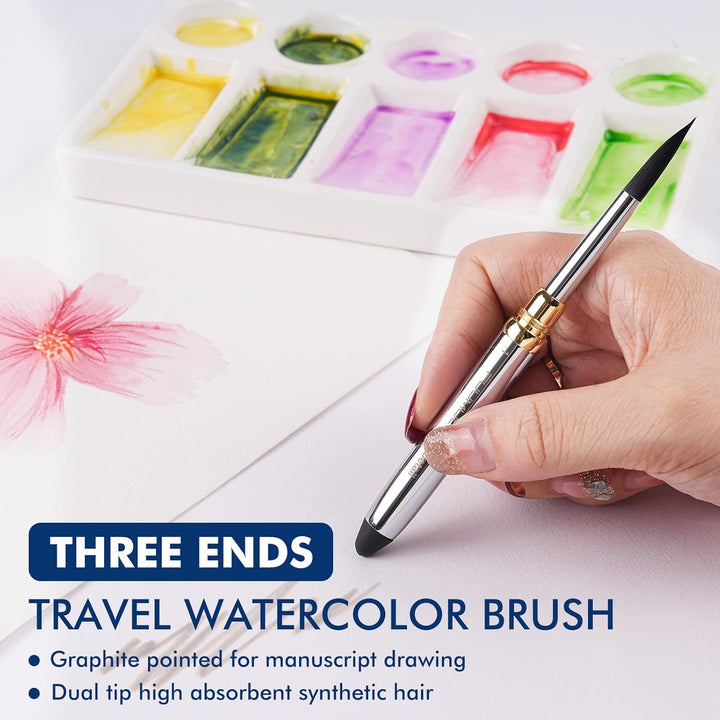 Fuumuui Watercolor Travel Sketchbook Set large | Bowlift