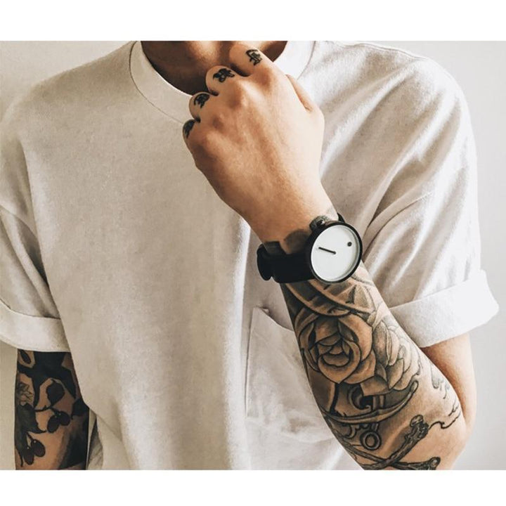 BowLift | IcoolGadgets Quartz watch men Luxury Casual Black Japan quartz watch Simple Designer Fashion clock male