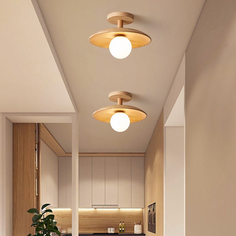 Stylish Japanese Ceiling Lamp - ZenGlow | Bowlift