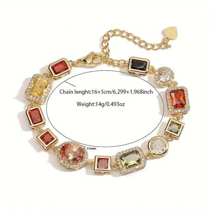 BowLift | Modern jewelry set with geometric zirconia design