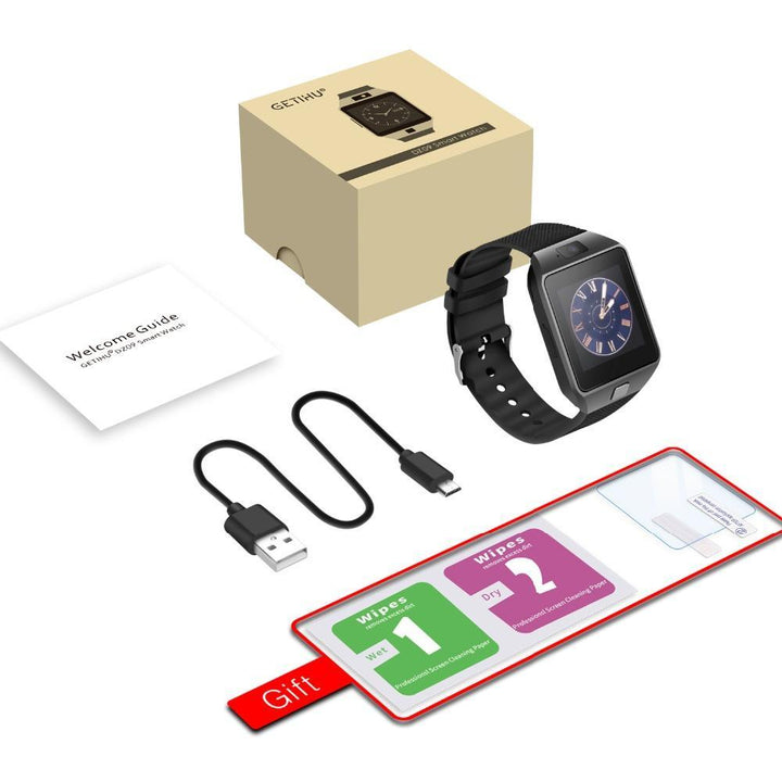 BowLift | IcoolGadgets DZ09 Smartwatch Smart Watch Digital Men Watch For Apple iPhone Samsung Android Mobile Phone Bluetooth SIM TF Card Camera