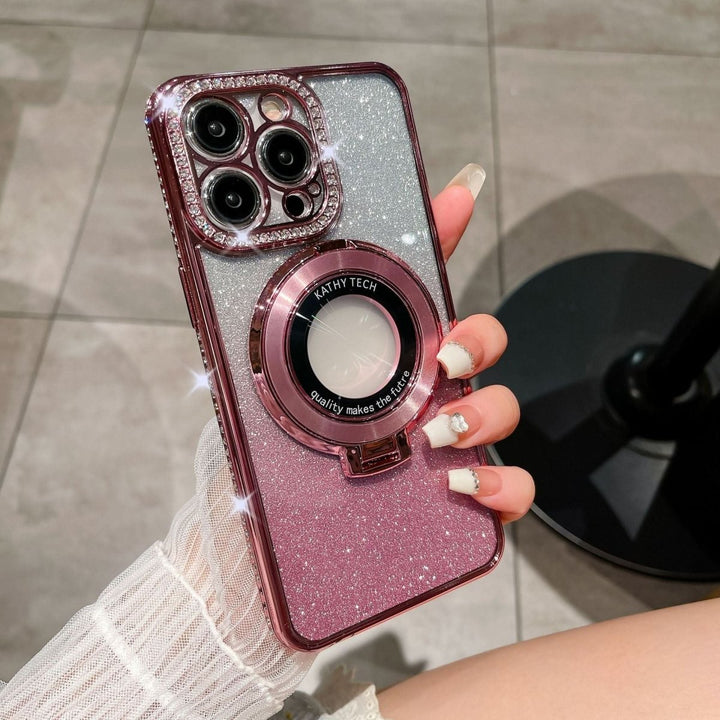 BowLift | Glittering MagSafe Phone Holder with Magnetic Attachment