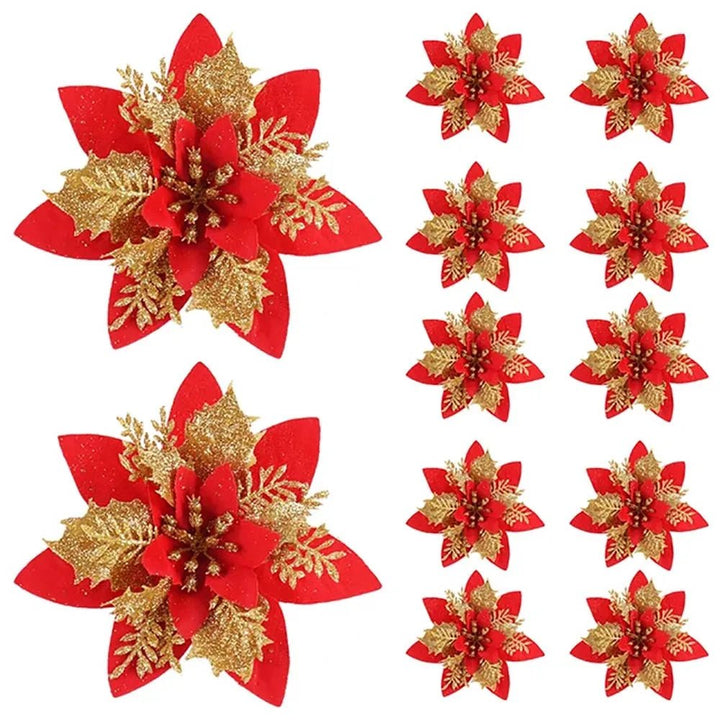 BowLift | Premium Glitter Flower Ornaments for Festive Presentation