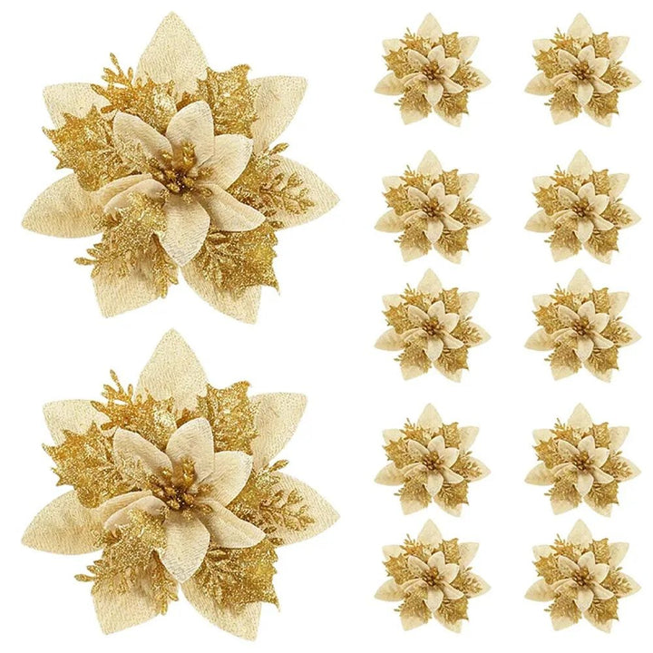 BowLift | Premium Glitter Flower Ornaments for Festive Presentation