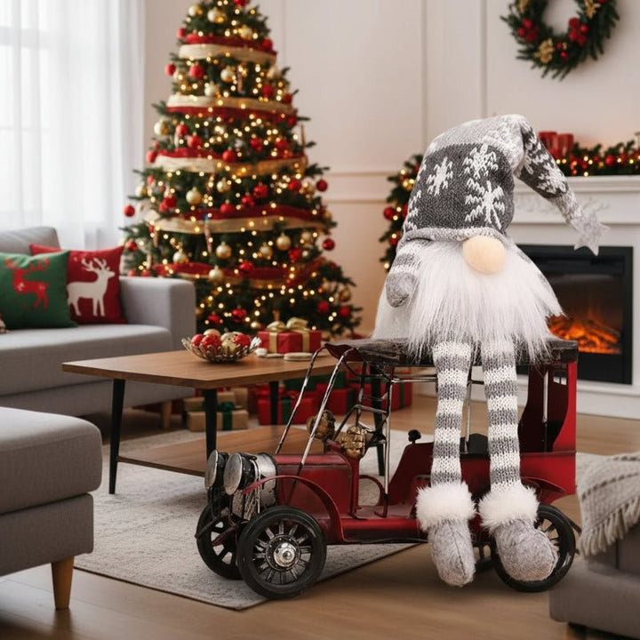 BowLift | Luminous Christmas doll with warm, yellow glow for festive decoration