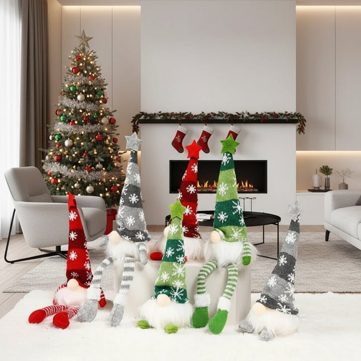 BowLift | Luminous Christmas doll with warm, yellow glow for festive decoration