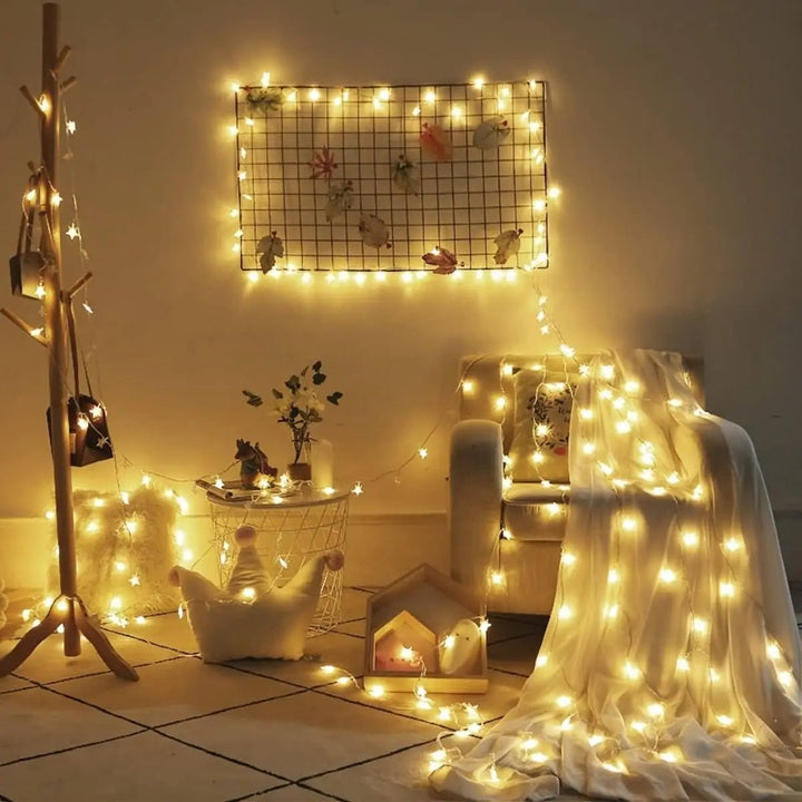 BowLift | LED string lights with warm glow & colorful sparkle