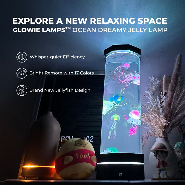Jellyfish Aquarium Table Lamp | Bowlift