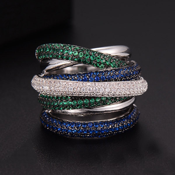 BowLift | Monaco Design Luxury Statement Stackable Ring For Women