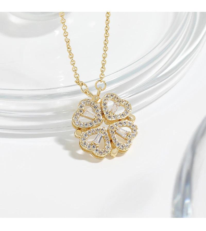 BowLift | Heart-shaped necklace with crystals