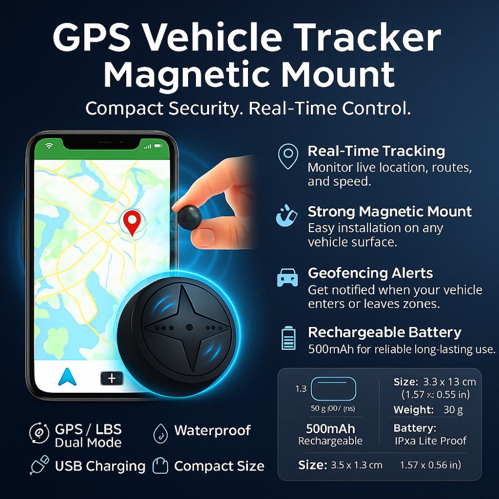 BowLift | GPS Vehicle Tracker Magnetic Mount