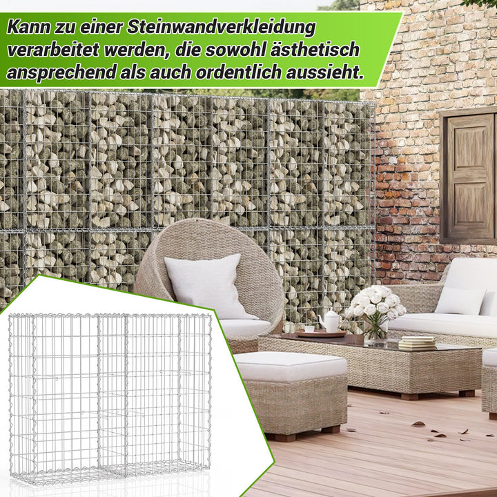 Gabions Gabion baskets Metal Galvanized Gabion fence | Bowlift