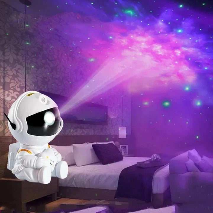 Galaxy Starry Sky Projector Lamp - Astronaut LED Projection Night Light for Bedroom | Bowlift