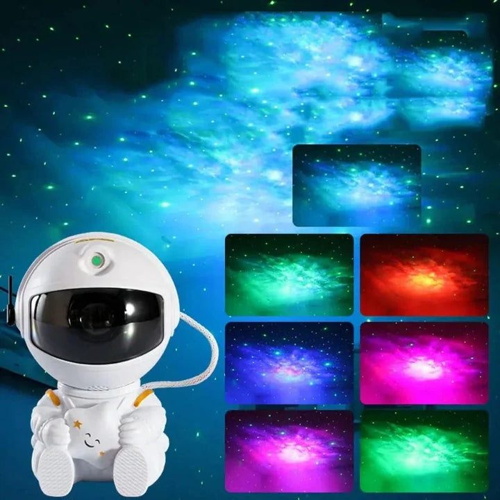 Galaxy Starry Sky Projector Lamp - Astronaut LED Projection Night Light for Bedroom | Bowlift