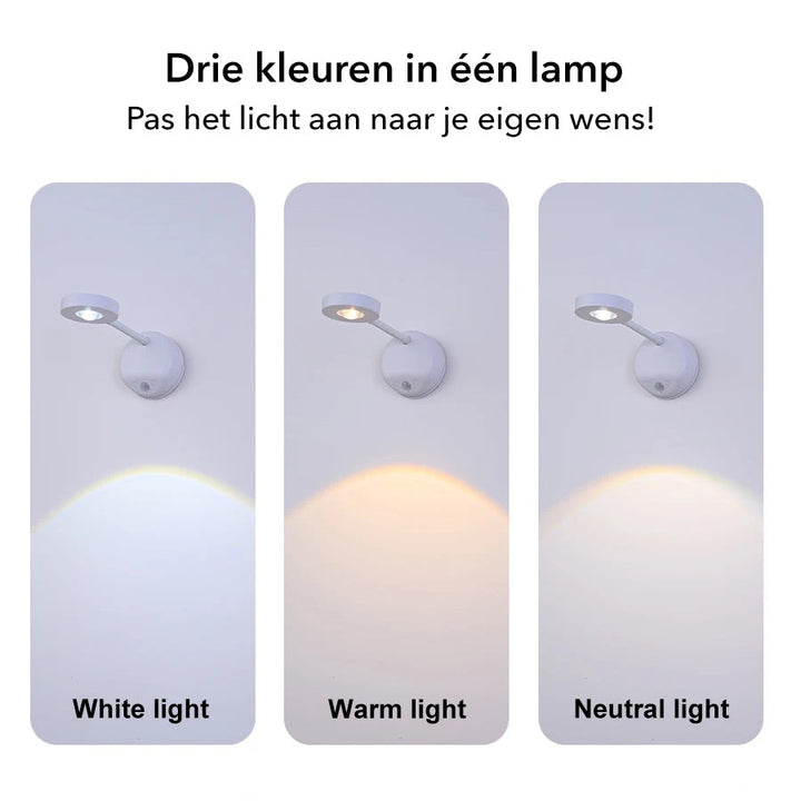 BowLift | Gallery Light - Stylish wireless rechargeable wall lamp