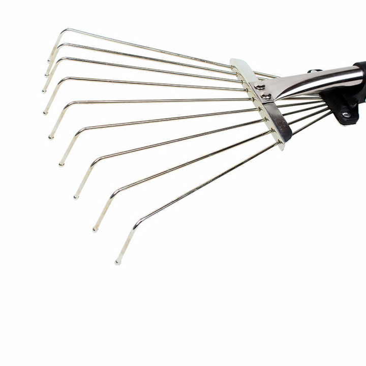 Garden Helper Telescopic Yard Cleaner Leaf Rake | Bowlift