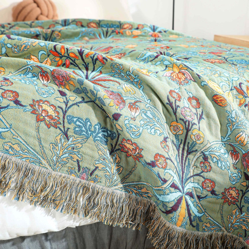 BowLift | Wild Petal Pure Cotton Reversible Blanket
