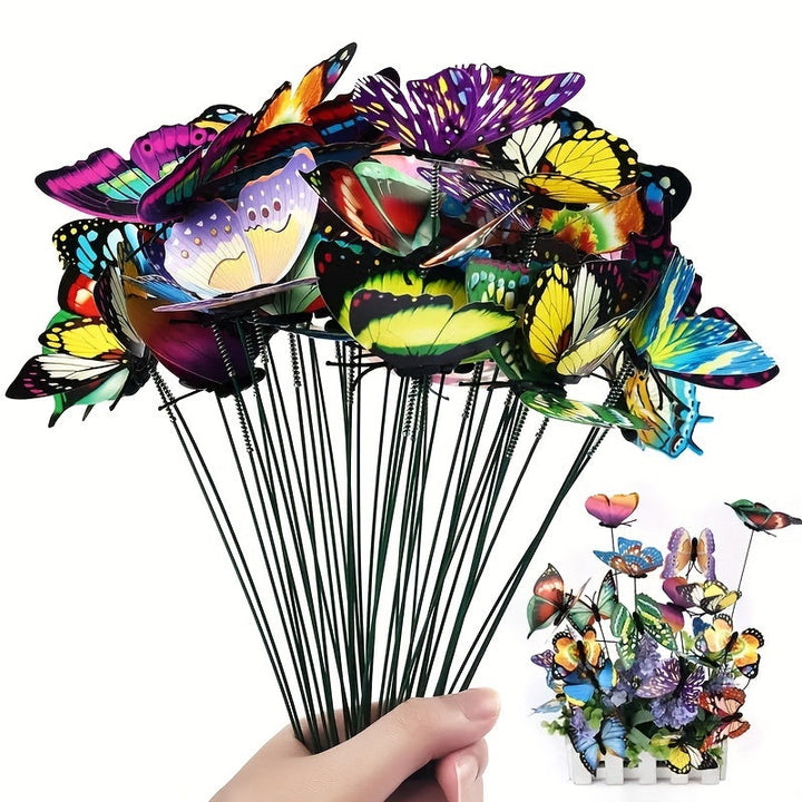 BowLift | Garden Butterfly Outdoor Decoration Stakes Set