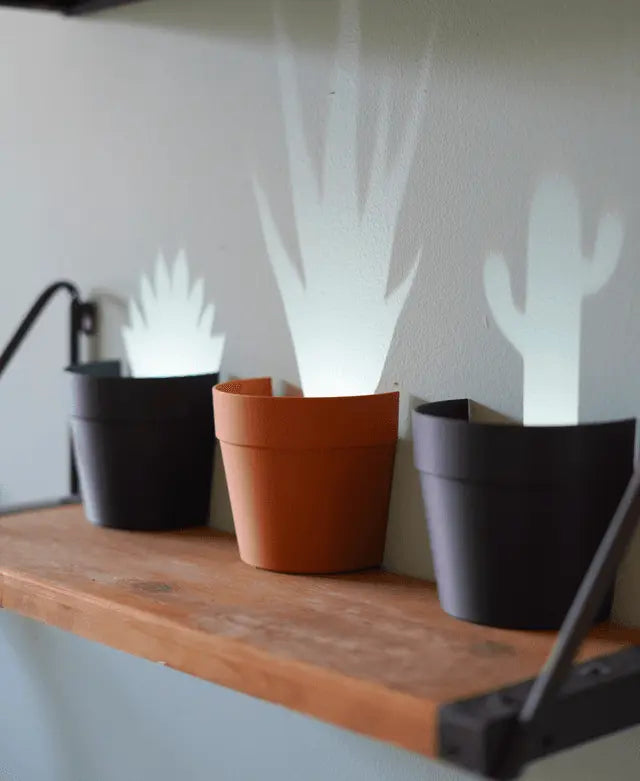BowLift | Garden-Graveyard-Plant Pot with LED Light Projection