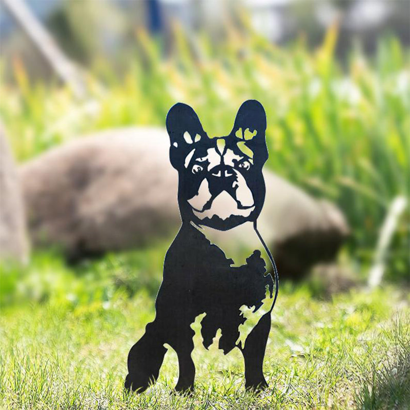 BowLift | Metal Dog Silhouette Garden Decoration