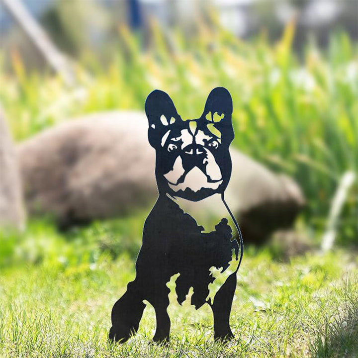 BowLift | Metal Dog Silhouette Garden Decoration