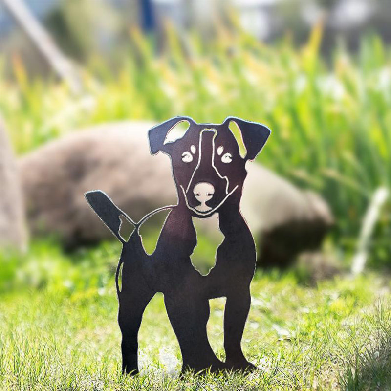 BowLift | Metal Dog Silhouette Garden Decoration