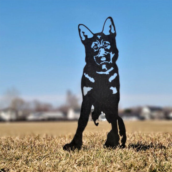 BowLift | Metal Dog Silhouette Garden Decoration