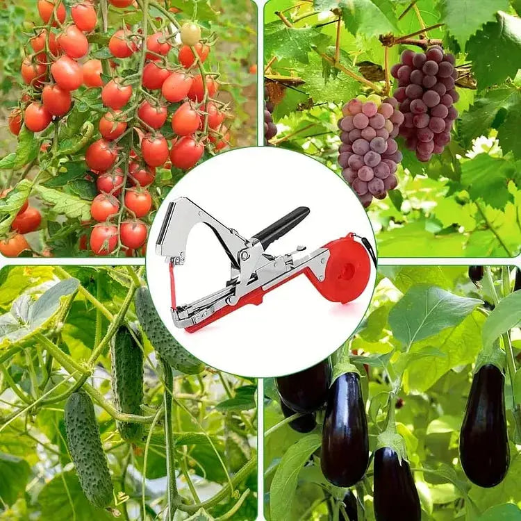 BowLift | Garden Plant Tying Tool Set | 10 Rolls of Tape and 10,000 Staples