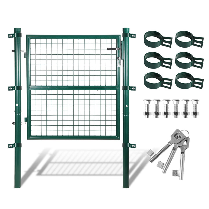 Garden gate Garden door Green Incl. lock | Bowlift
