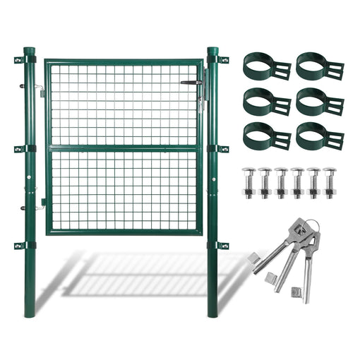 Garden gate Garden door Green Incl. lock | Bowlift