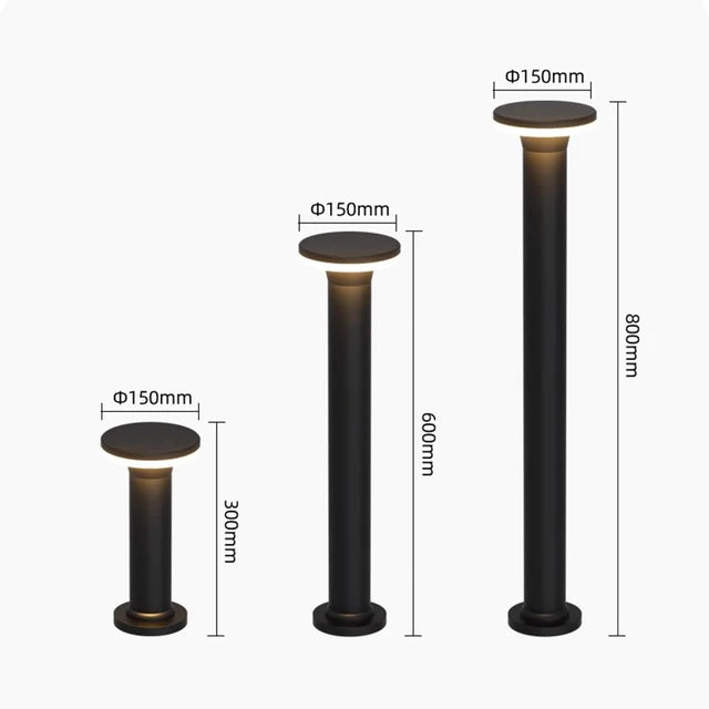 Weatherproof LED lawn light for garden and paths – Energy-saving & Modern design | Bowlift