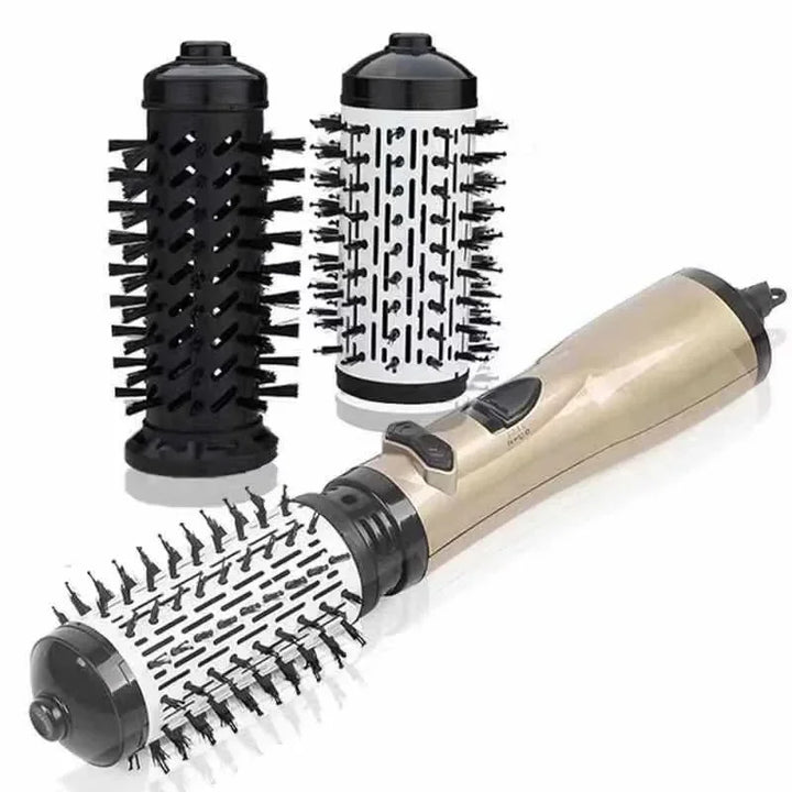 BowLift | 3-in-1 Rotating Hair Dryer and Styler with Adjustable Temperature for Effortless Curls and Waves