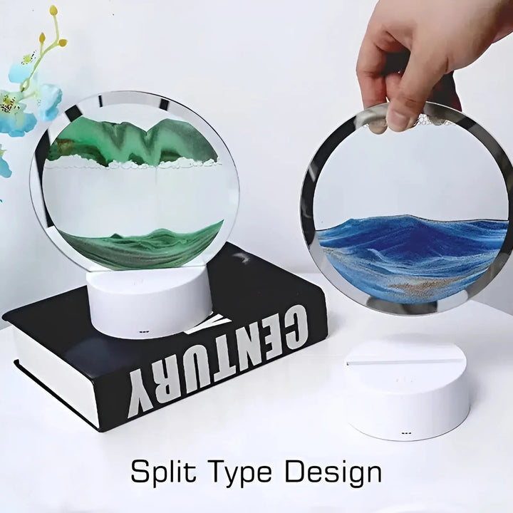 BowLift | Enchanting Quicksand Art Lamp – Magical Animation Lighting for Any Interior