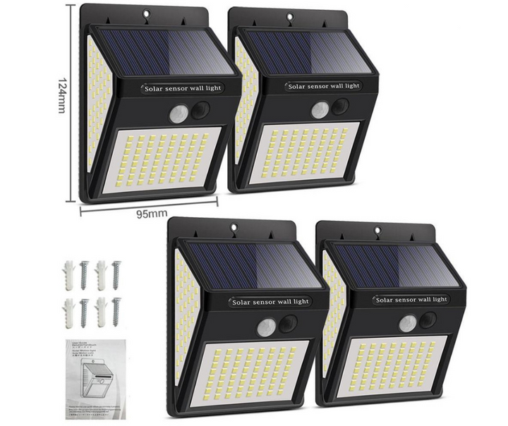 Strong Solar LED Motion Sensor Lamp - Bright Light without Cables | Bowlift
