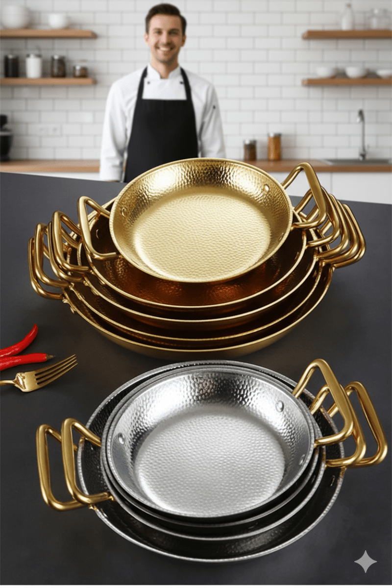 BowLift | Hammered stainless steel pot for frying, sauces & versatile cooking