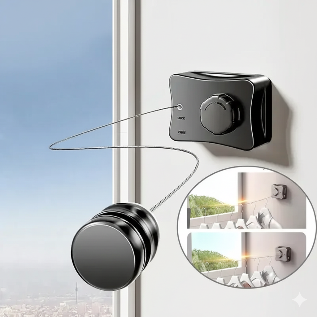 BowLift | FOLDILINE – Extendable drying rack for space-saving living