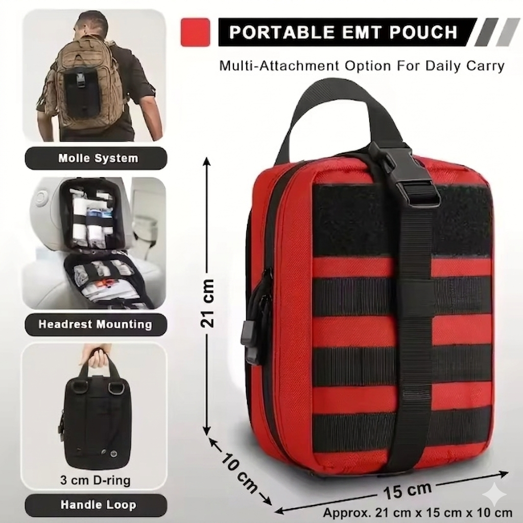 Tactical First Aid Kit 205-piece | Bowlift