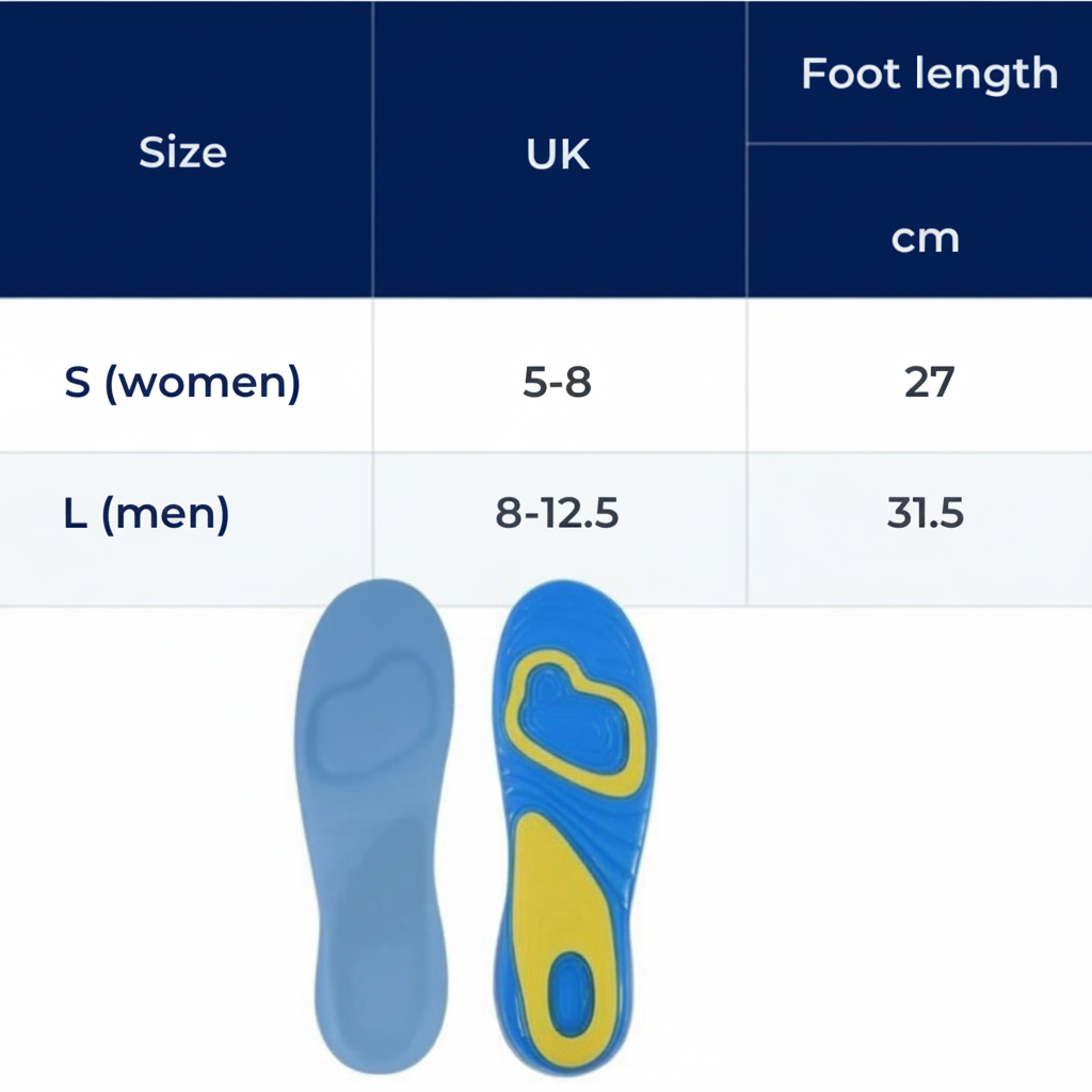 Plantar Fasciitis Relief – Self-Adhesive Gel Cushioning – Everyday Comfort for Flat-Footed Walkers Bowlift