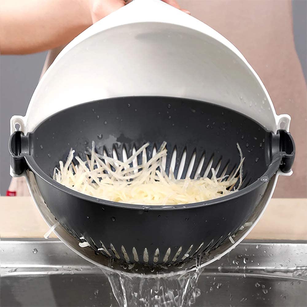 SlicePro Multifunctional Vegetable Slicer with Interchangeable Blades | Bowlift