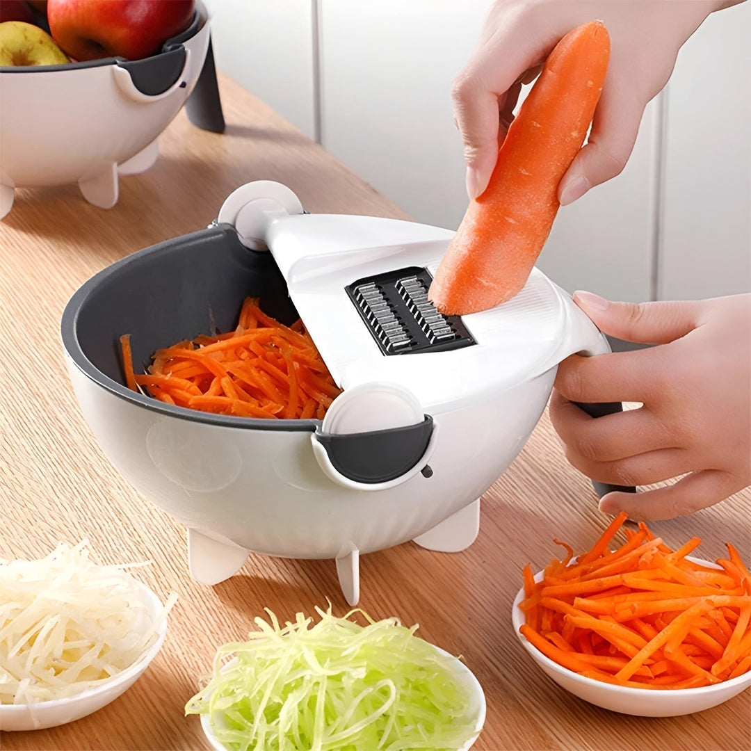SlicePro Multifunctional Vegetable Slicer with Interchangeable Blades | Bowlift