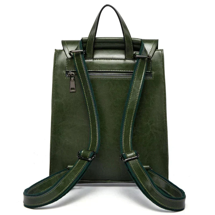 BowLift | LuxeCarry Leather Backpack – Stylish Design with Versatile Storage for Women