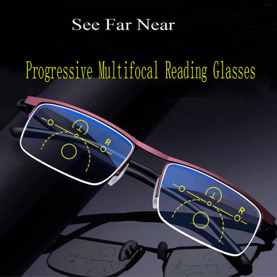 BowLift | Progressive Multifocal Glasses for Clear Vision - German Intelligent Design for Everyday Use