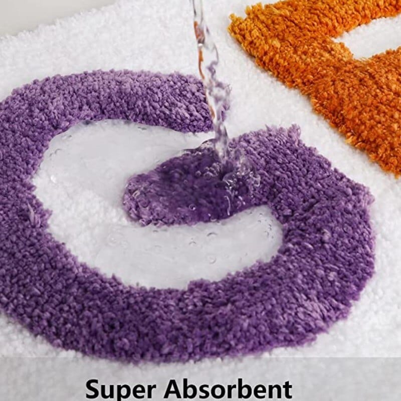 Get Naked Colorful Bath Mat Bowlift