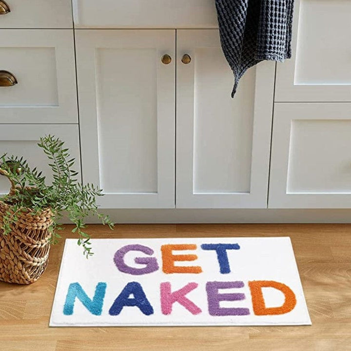 Get Naked Colorful Bath Mat Bowlift