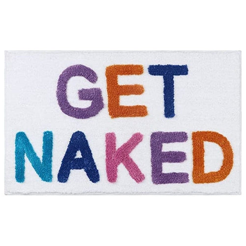 Get Naked Colorful Bath Mat Bowlift