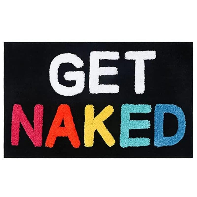 Get Naked Colorful Bath Mat Bowlift