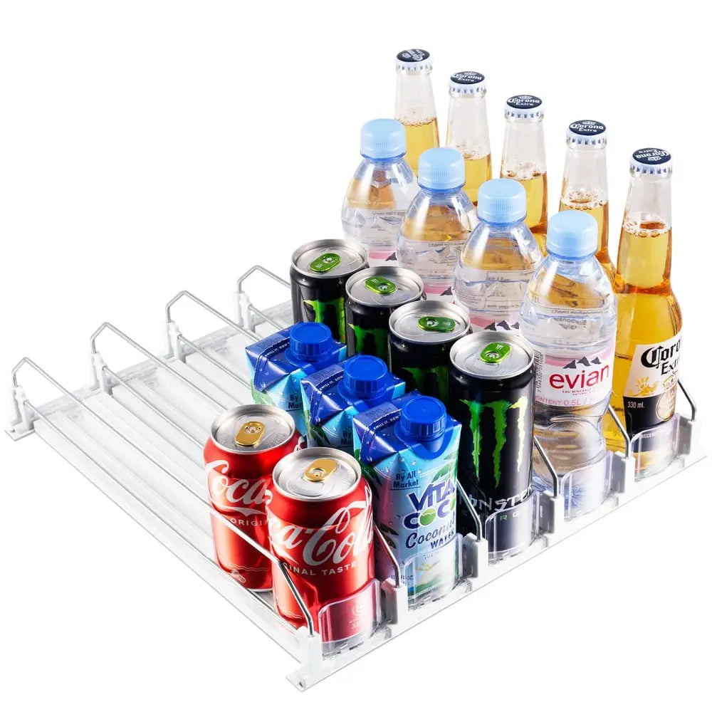 BowLift | Drink Organizer for Refrigerator – Adjustable with Automatic Feed
