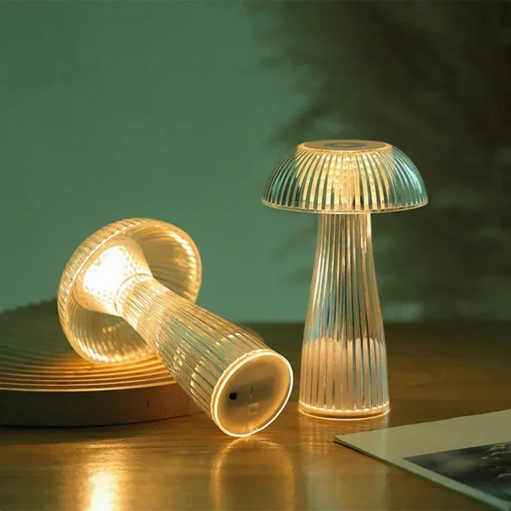 BowLift | Glass Mushroom Lamp