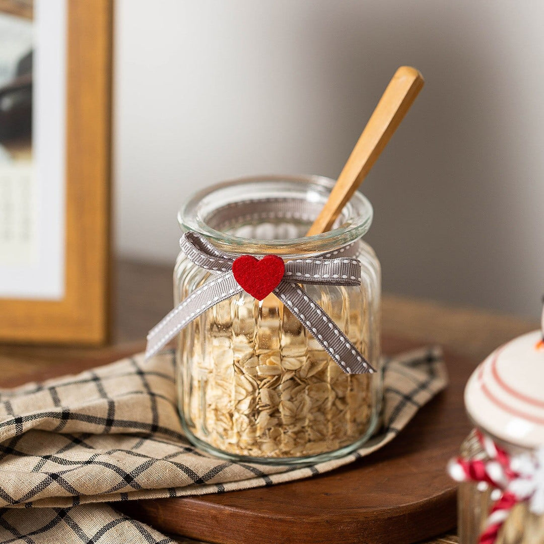 Glass candy storage jar Bowlift